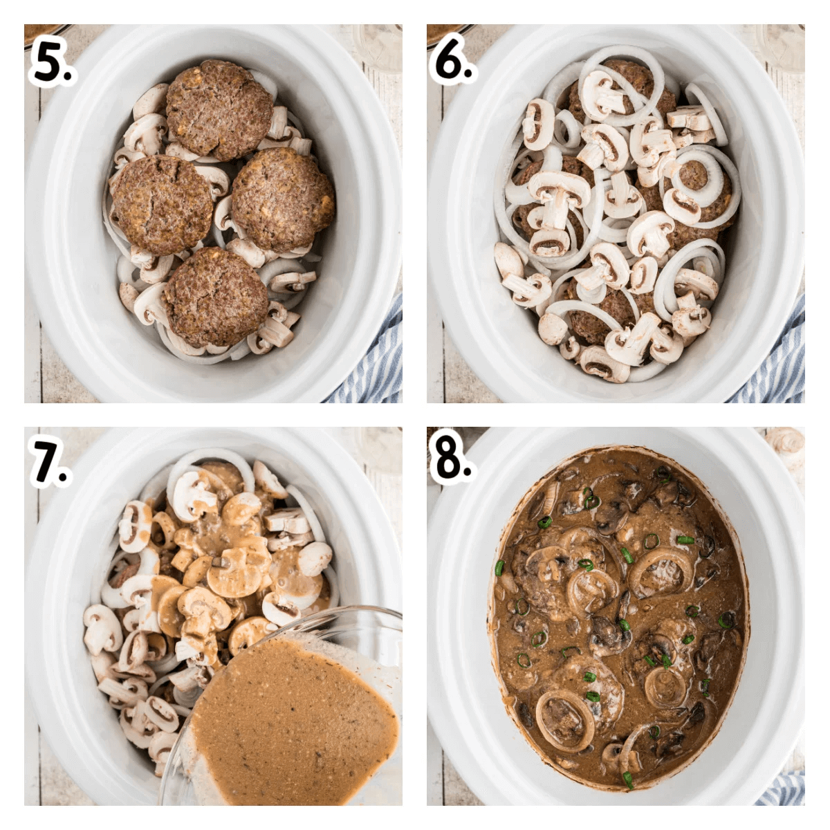 Slow Cooker Salisbury Steak DietCrafts